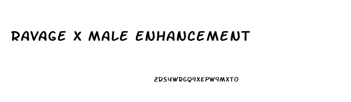 Ravage X Male Enhancement