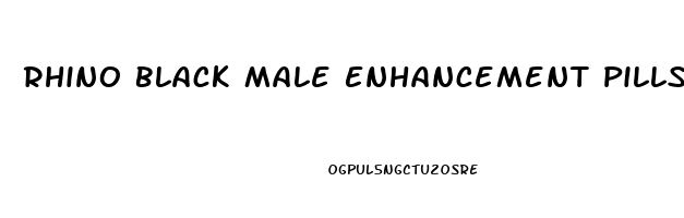 Rhino Black Male Enhancement Pills