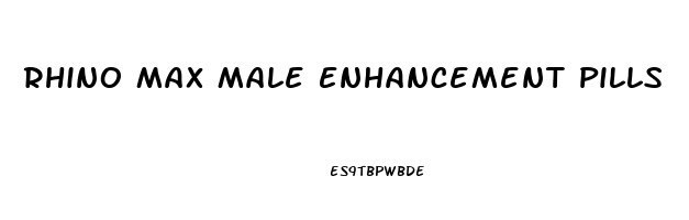 Rhino Max Male Enhancement Pills