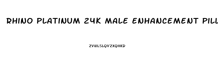 Rhino Platinum 24k Male Enhancement Pill