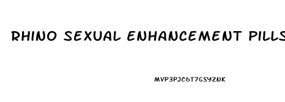 Rhino Sexual Enhancement Pills