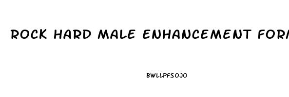 Rock Hard Male Enhancement Formula