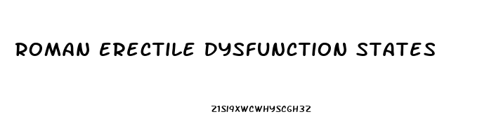 Roman Erectile Dysfunction States