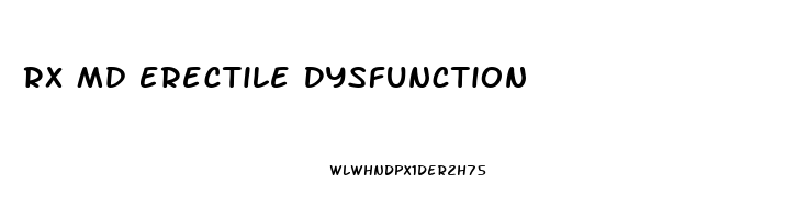 Rx Md Erectile Dysfunction