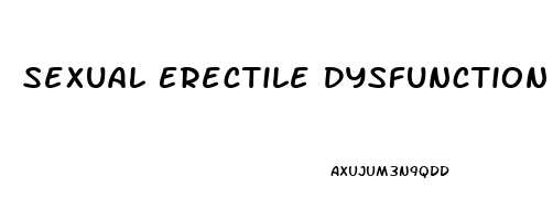 Sexual Erectile Dysfunction Medications
