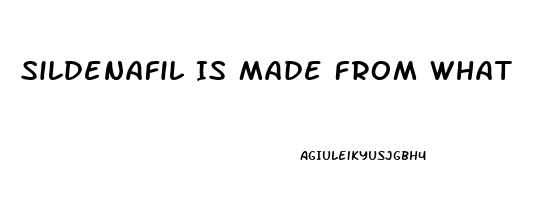 Sildenafil Is Made From What