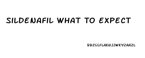 Sildenafil What To Expect