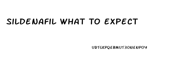 Sildenafil What To Expect