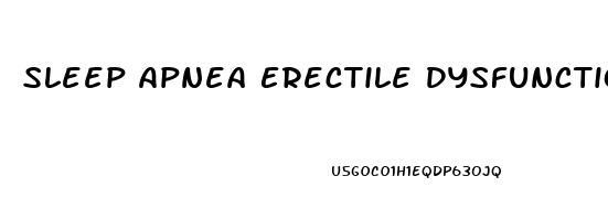 Sleep Apnea Erectile Dysfunction Forum