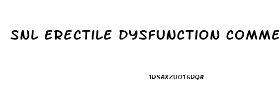 Snl Erectile Dysfunction Commercial