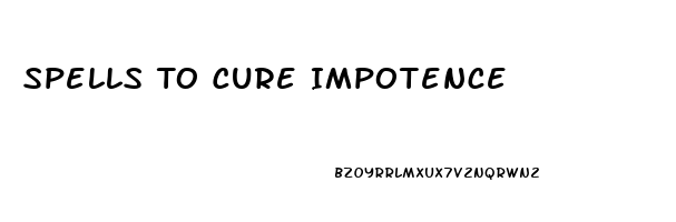 Spells To Cure Impotence