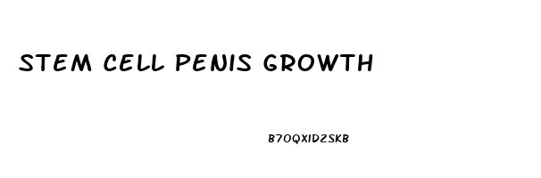Stem Cell Penis Growth