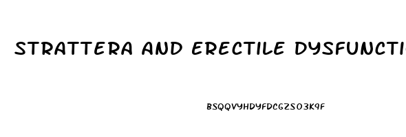 Strattera And Erectile Dysfunction