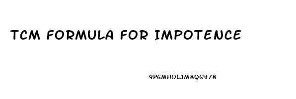 Tcm Formula For Impotence