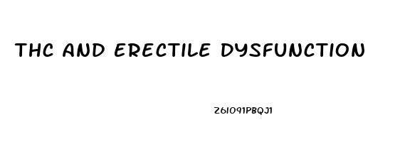 Thc And Erectile Dysfunction