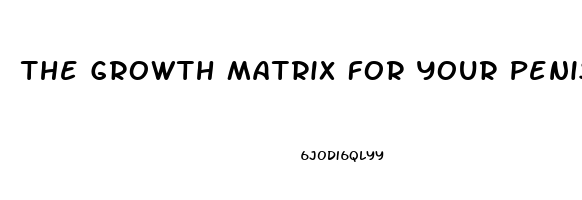 The Growth Matrix For Your Penis