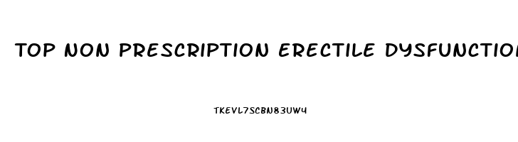 Top Non Prescription Erectile Dysfunction Pills
