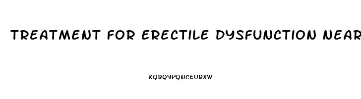 Treatment For Erectile Dysfunction Near Me