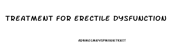 Treatment For Erectile Dysfunction