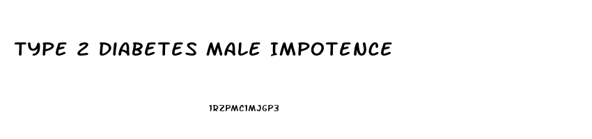 Type 2 Diabetes Male Impotence