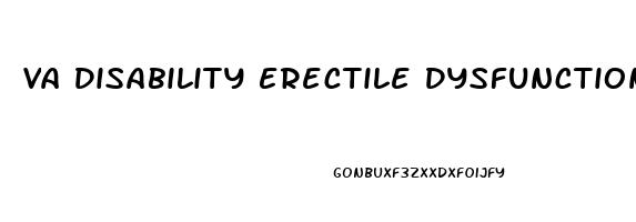 Va Disability Erectile Dysfunction