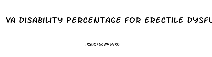 Va Disability Percentage For Erectile Dysfunction