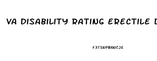 Va Disability Rating Erectile Dysfunction