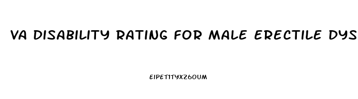 Va Disability Rating For Male Erectile Dysfunction