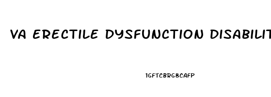 Va Erectile Dysfunction Disability