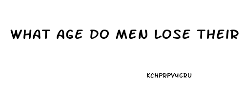 What Age Do Men Lose Their Sex Drive