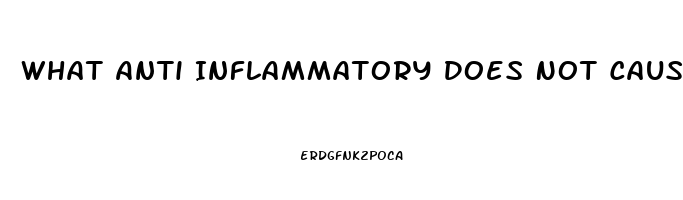 What Anti Inflammatory Does Not Cause Impotence