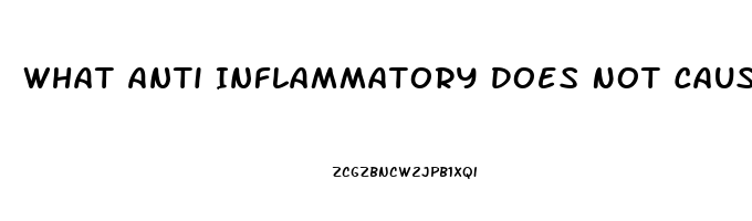 What Anti Inflammatory Does Not Cause Impotence