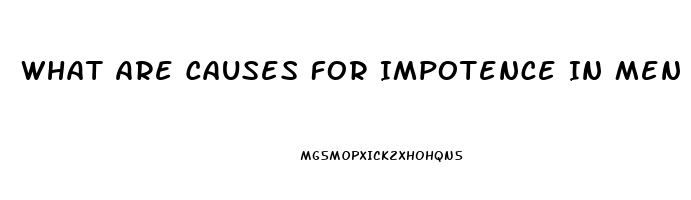 What Are Causes For Impotence In Men