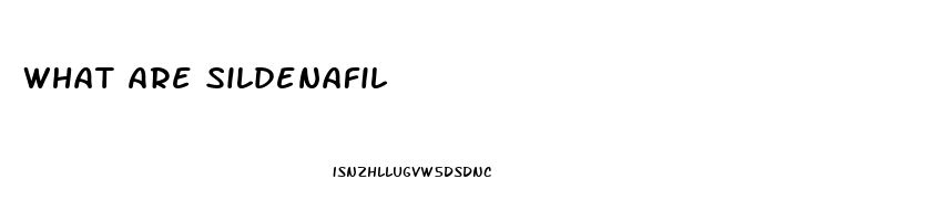 What Are Sildenafil