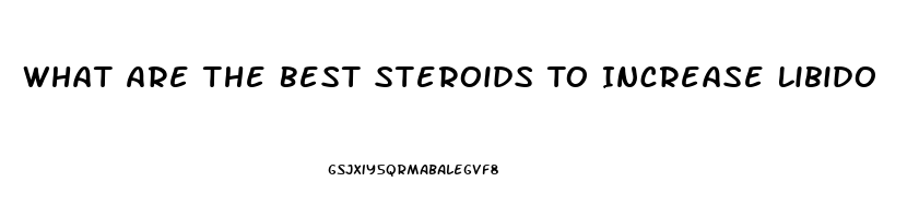 What Are The Best Steroids To Increase Libido