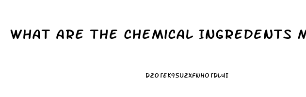 What Are The Chemical Ingredents Male Enhancement Pill