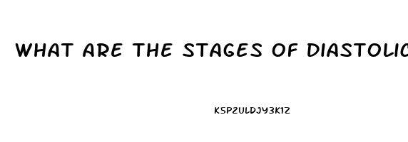 What Are The Stages Of Diastolic Dysfunction