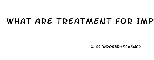 What Are Treatment For Impotence Due To Nerve Damage