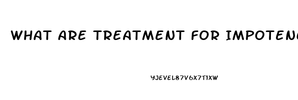 What Are Treatment For Impotence Due To Nerve Damage