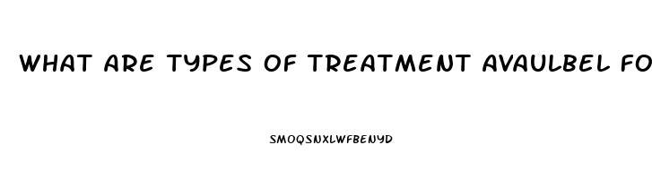 What Are Types Of Treatment Avaulbel For Sexual Dysfunction