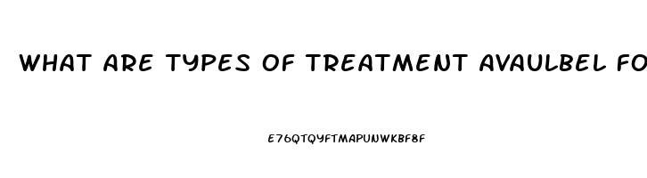 What Are Types Of Treatment Avaulbel For Sexual Dysfunction