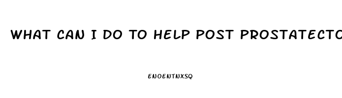 What Can I Do To Help Post Prostatectomy Impotence