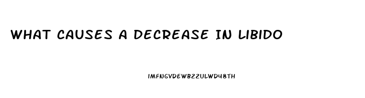 What Causes A Decrease In Libido