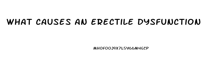 What Causes An Erectile Dysfunction