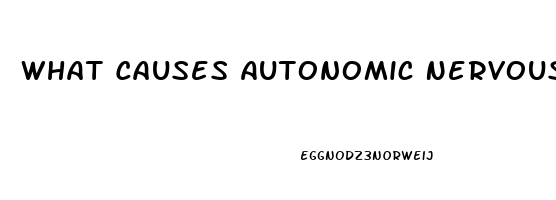 What Causes Autonomic Nervous System Dysfunction