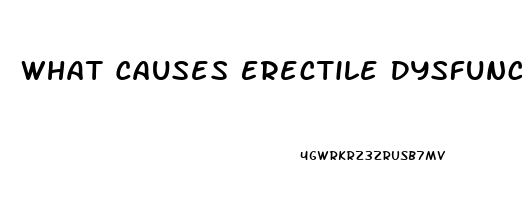 What Causes Erectile Dysfunction In 20s