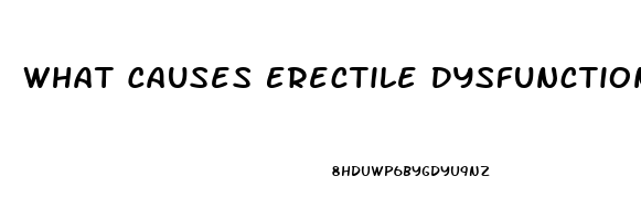 What Causes Erectile Dysfunction In Older Males