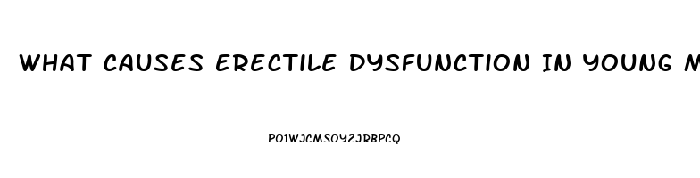 What Causes Erectile Dysfunction In Young Men