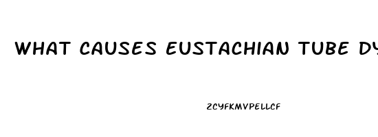 What Causes Eustachian Tube Dysfunction In Adults