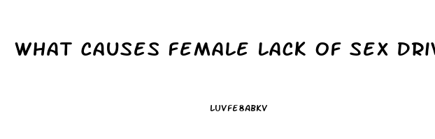 What Causes Female Lack Of Sex Drive